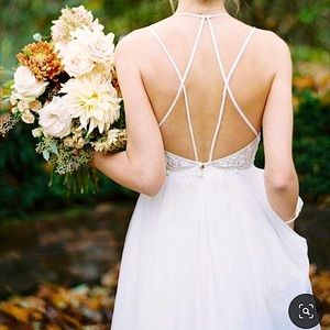 Ethereal BHLDN Rosalind Gown | Willowby by Watters | Anthropologie Bride